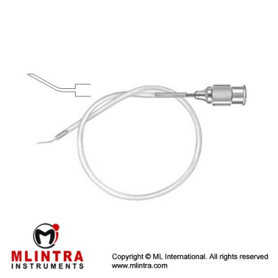 Infusion Cannula Self Retaining Tip Stainless Steel, Gauge 22